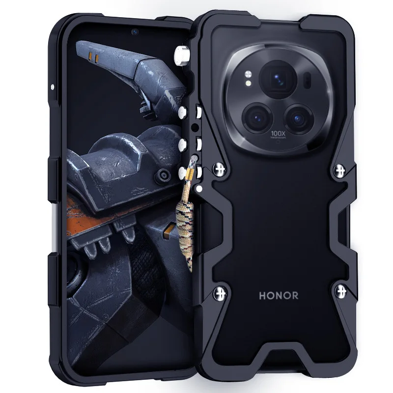 

Heavy Duty Doom Protection Metal Shockproof Case For Honor Magic 6 Pro Cover Aluminum Armor Fundas For Honor Magic 5 4 Pro Ultra