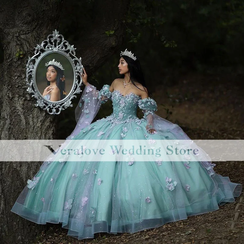 Green Quinceanera Dresses Ball Gown For Sweet Girls Appliques Lace Vestidos De XV Años Beads Birthday Prom Dress
Green Quinceanera Dresses Ball Gown For Sweet Girls Appliques Lace Vestidos De XV Años Beads Birthday Prom Dress