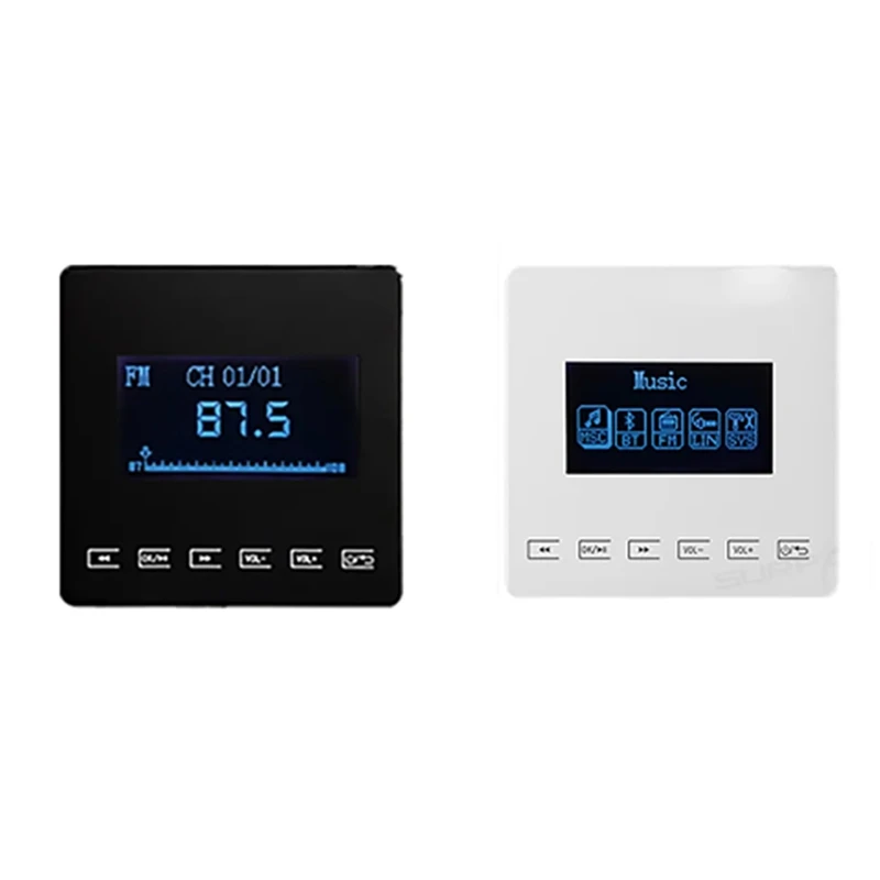 

HOT-86 Bluetooth Mini Home Background Music System Is Compatible With Wall Mounted Amplifier Touch Key For FM TF