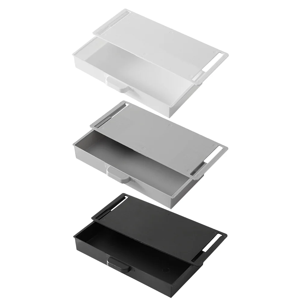 3pcs Under Table Drawer Desk Tray out Pen Stationery Storage Tray Self Adhesive Holder
3pcs Under Table Drawer Desk Tray out Pen Stationery Storage Tray Self Adhesive Holder