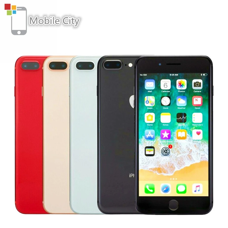 

Used Apple iPhone 8 Plus Cellphone Original iOS Hexa Core 3GB RAM 64/256GB ROM 5.5" 12MP Fingerprint 2691mAh 4G LTE Mobile Phone