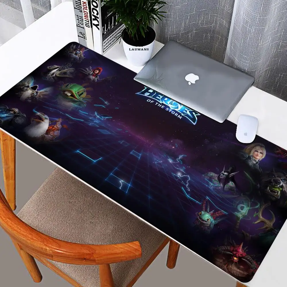 

Heroes of the Storm Mouse Pad Gamer XL Computer HD Home Large Mousepad XXL Playmat Natural Rubber Office Desktop Mausepad 80x30