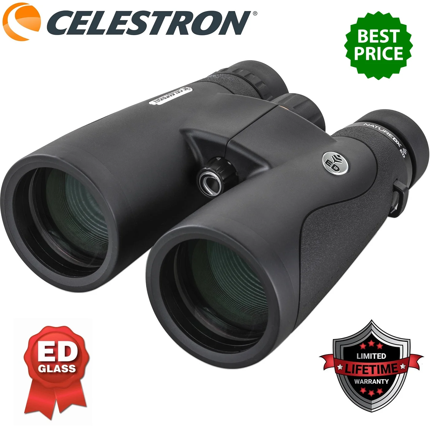 

Celestron 10X50 12X50 Natuur Dx Ed Astronomie Binoculaire Fase-Gecorrigeerde Bak4 Volledig Multi-Gecoate Mist-Waterdicht Voor Ka