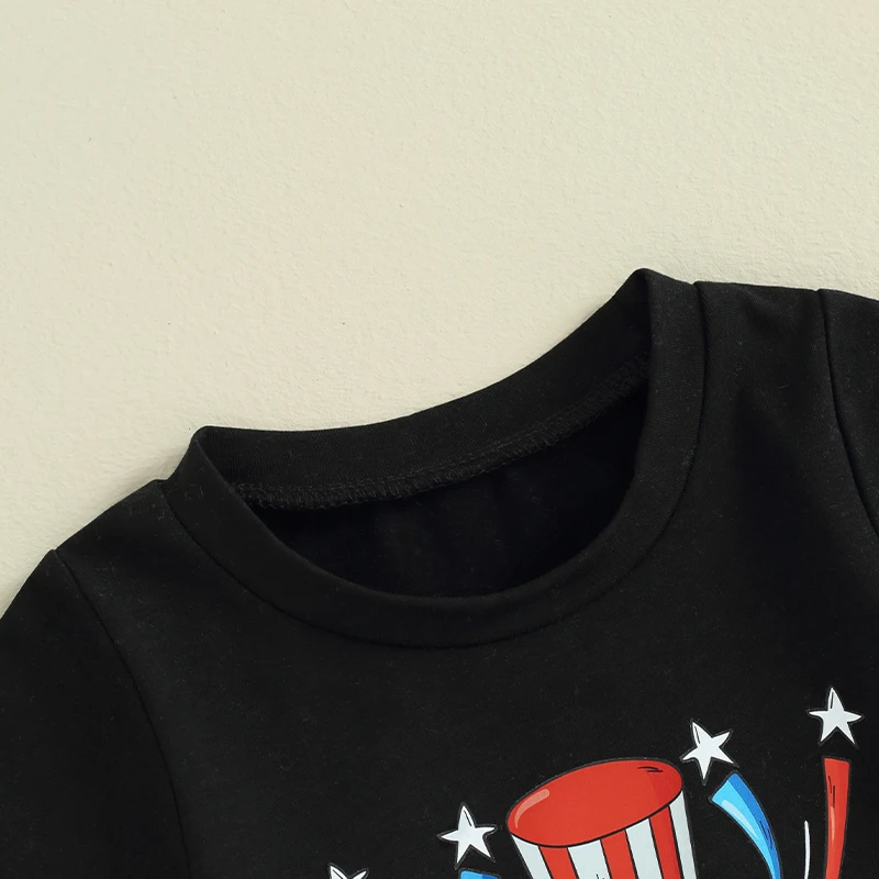 Костюм для маленьких мальчиков 4 июля, футболка с коротким рукавом и буквенным принтом, шорты с кулиской, комплект летней одежды 4 июля 
Костюм для маленьких мальчиков 4 июля, футболка с коротким рукавом и буквенным принтом, шорты с кулиской, комплект летней одежды 4 июля