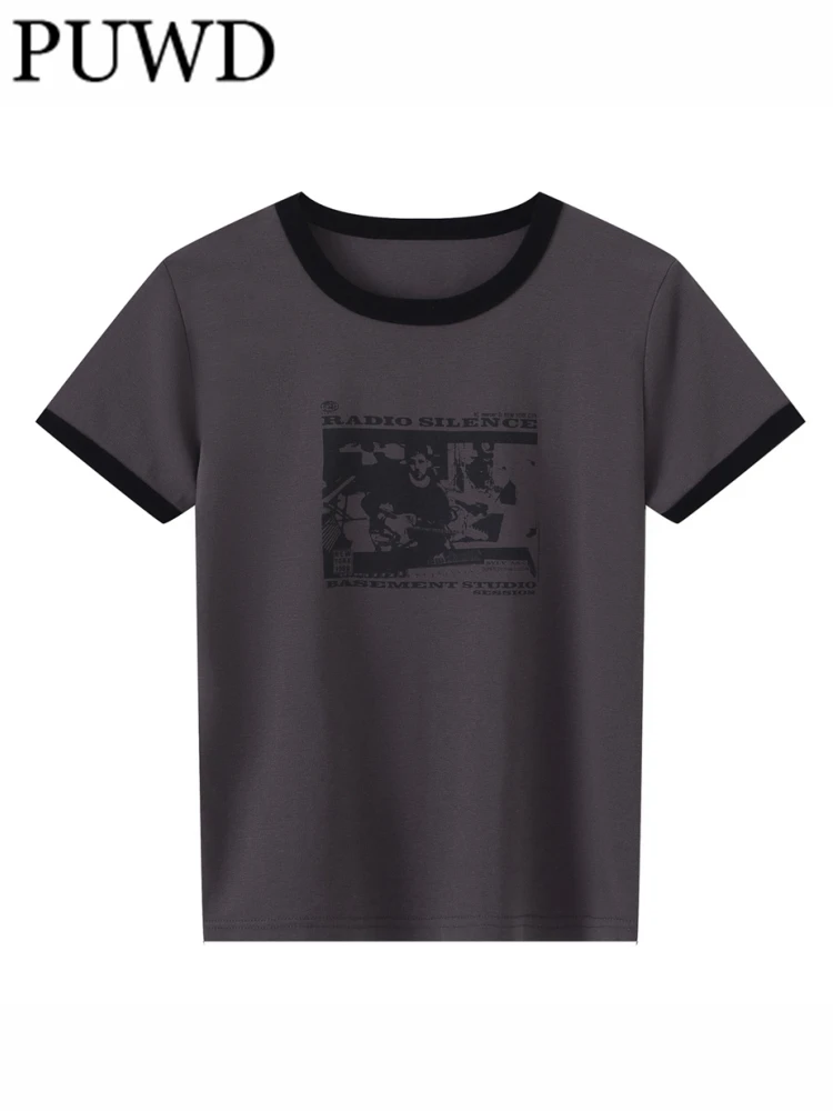 PUWD Women Cotton Grey Graphic Tees 2023 Summer Vintage Ladies O Neck Short Sleeves Female Guitar Printed Tops
PUWD Women Cotton Grey Graphic Tees 2023 Summer Vintage Ladies O Neck Short Sleeves Female Guitar Printed Tops
