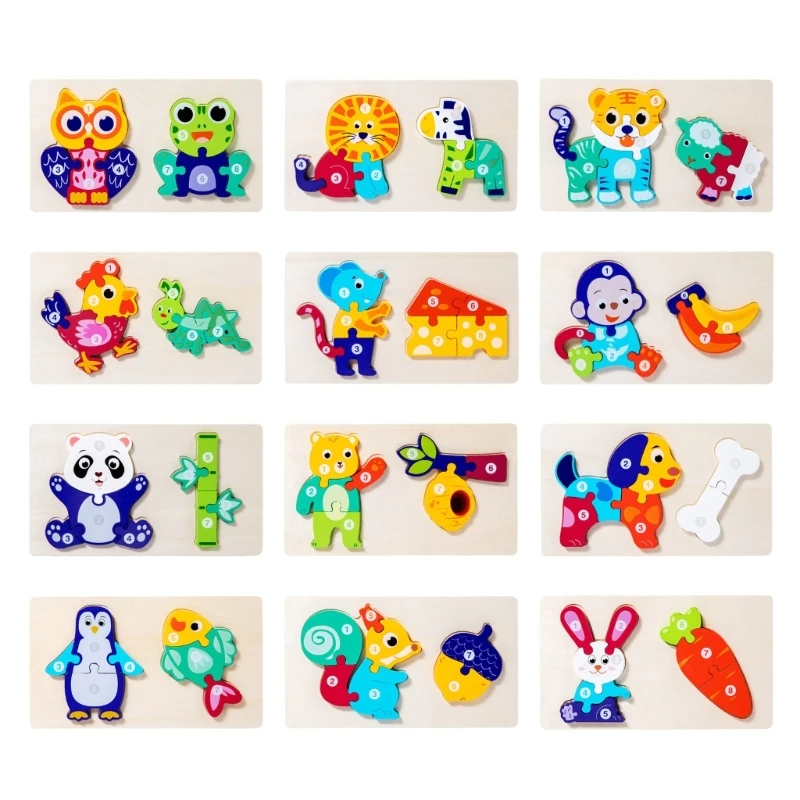 Wooden Puzzle for Kids Animals Pattern Colorful Wooden Numbered Puzzles For Toddlers Learning Educational
Wooden Puzzle for Kids Animals Pattern Colorful Wooden Numbered Puzzles For Toddlers Learning Educational