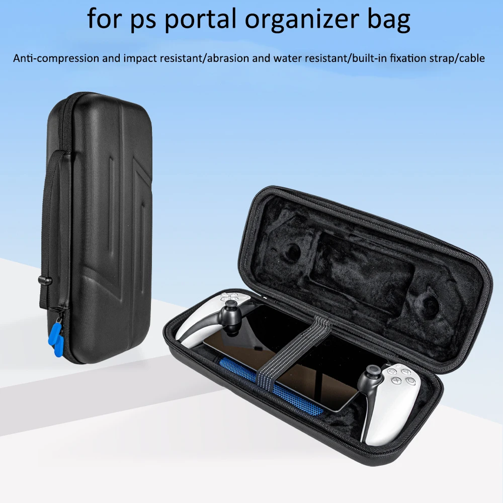 

Carrying Case for Playstation Portal with Spare Parts Storage, EVA Shockproof Protective Handheld Travel Bag for PS5 Portal