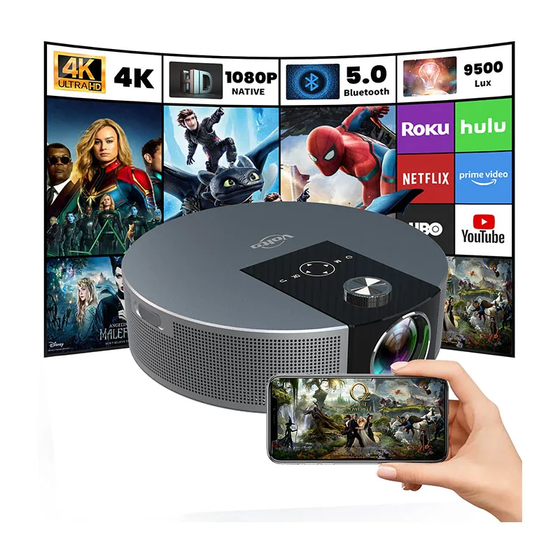 Проектор с 5000 лм, видеопроектор с поддержкой 1080p, проектор, умный проектор, проекторы для домашнего кинотеатра, большой экран Mini 4k
Проектор с 5000 лм, видеопроектор с поддержкой 1080p, проектор, умный проектор, проекторы для домашнего кинотеатра, большой экран Mini 4k