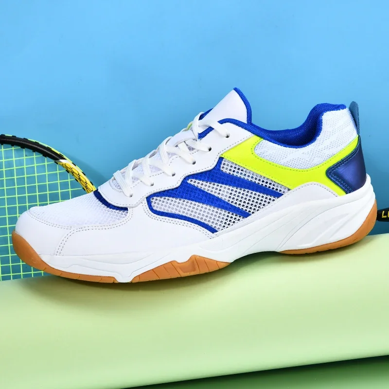 New Badminton Training Tennis Shoes Men Light Weight Volleyball Shoes Anti Slip Table Tennis Sneakers Fitness Shoes W88
New Badminton Training Tennis Shoes Men Light Weight Volleyball Shoes Anti Slip Table Tennis Sneakers Fitness Shoes W88