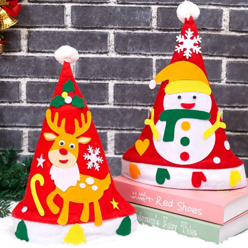 Kriss Kringle Handmade Santa Hat Elk Non-woven Fabric Santa Claus Hat Snowman Santa Claus DIY Christmas Hat Toy Kids/Children
Kriss Kringle Handmade Santa Hat Elk Non-woven Fabric Santa Claus Hat Snowman Santa Claus DIY Christmas Hat Toy Kids/Children