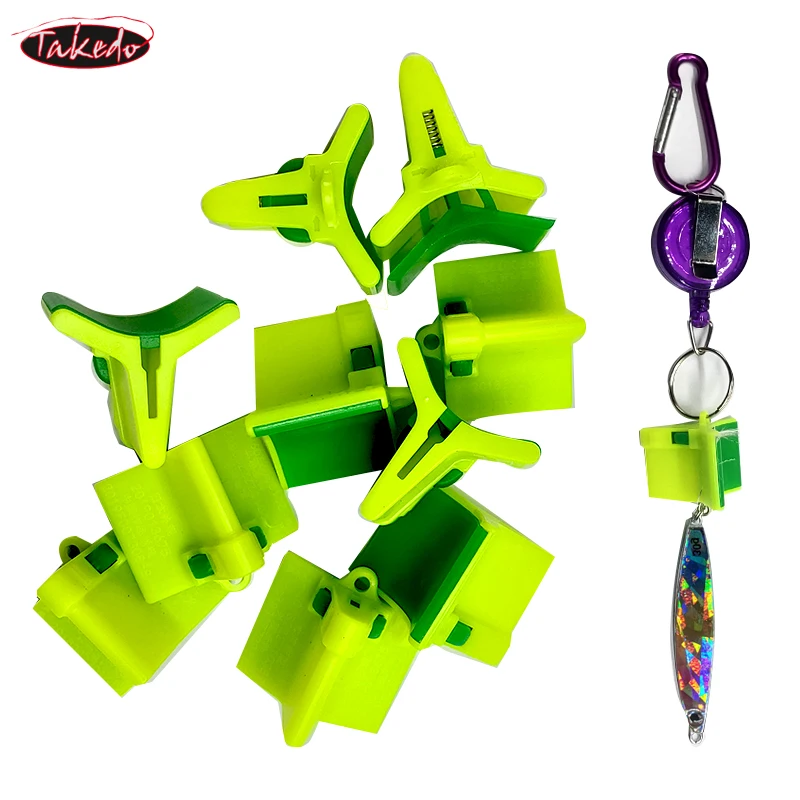 TAKEDO 10PCS Treble Fishing Hook Cover Case S# M# Lightweight Fishing Accessories Slots Sleeves Tool Durable Protect Hook Safety 
TAKEDO 10PCS Treble Fishing Hook Cover Case S# M# Lightweight Fishing Accessories Slots Sleeves Tool Durable Protect Hook Safety