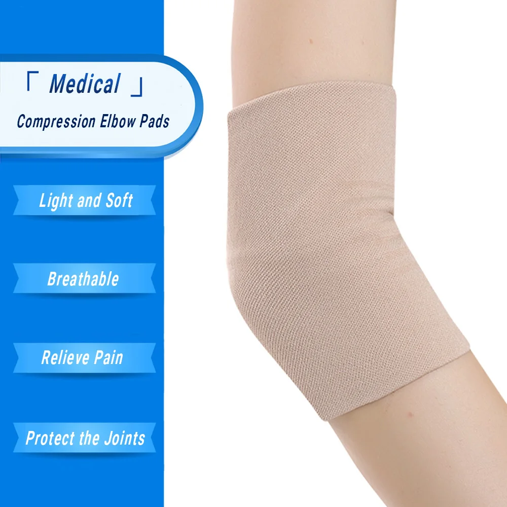 1Pair Medical Compression Elbow Support Elastic Sports Running Cycling Fatigue Relief Breathable Nylon Beige Gym Joint Protector
1Pair Medical Compression Elbow Support Elastic Sports Running Cycling Fatigue Relief Breathable Nylon Beige Gym Joint Protector
