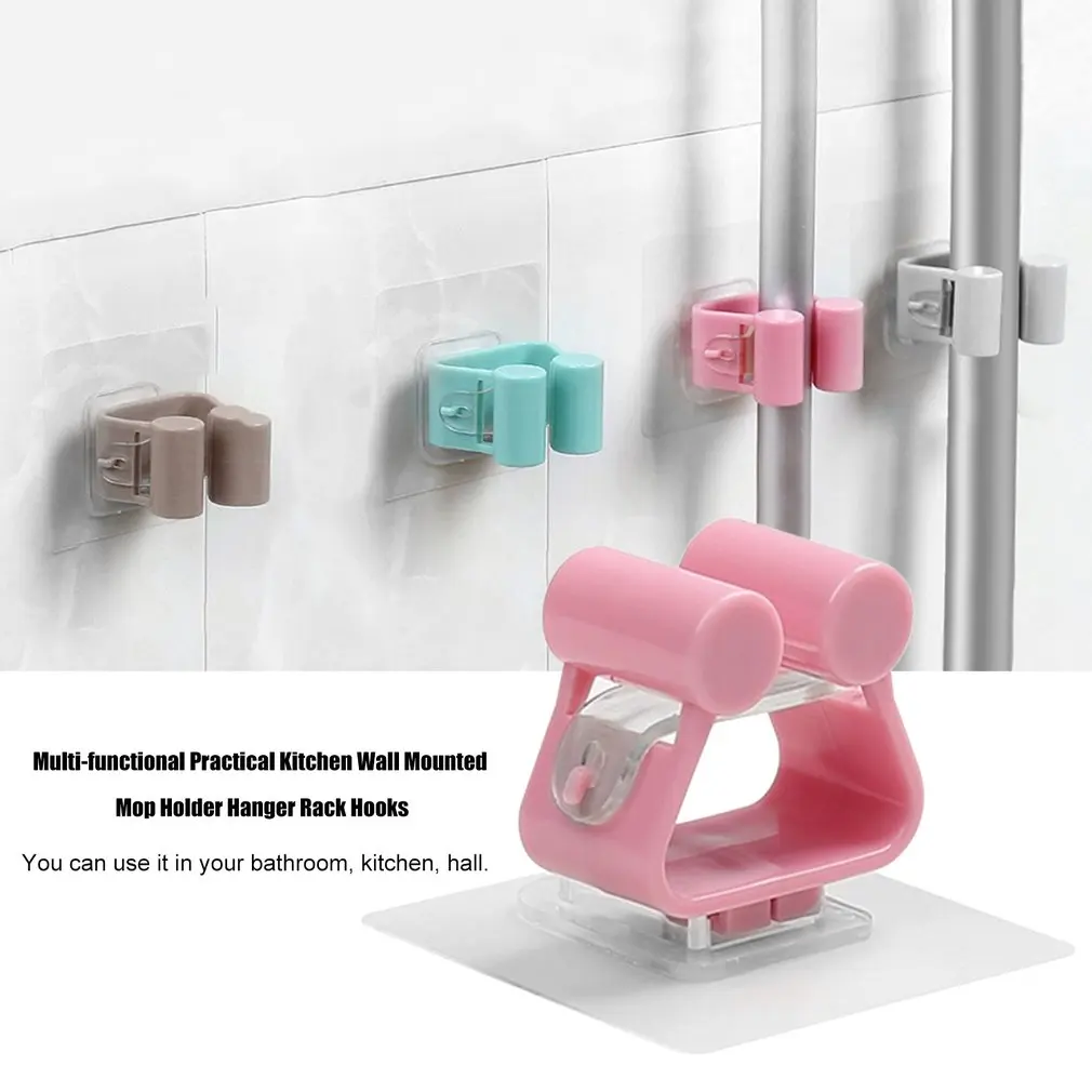 1PC Strong Hooks Multi-functional Adhesive Hooks Wall Mounted Mop Holder Home Kitchen Bathroom Sweeper Storage Mop Hanger Rack
1PC Strong Hooks Multi-functional Adhesive Hooks Wall Mounted Mop Holder Home Kitchen Bathroom Sweeper Storage Mop Hanger Rack