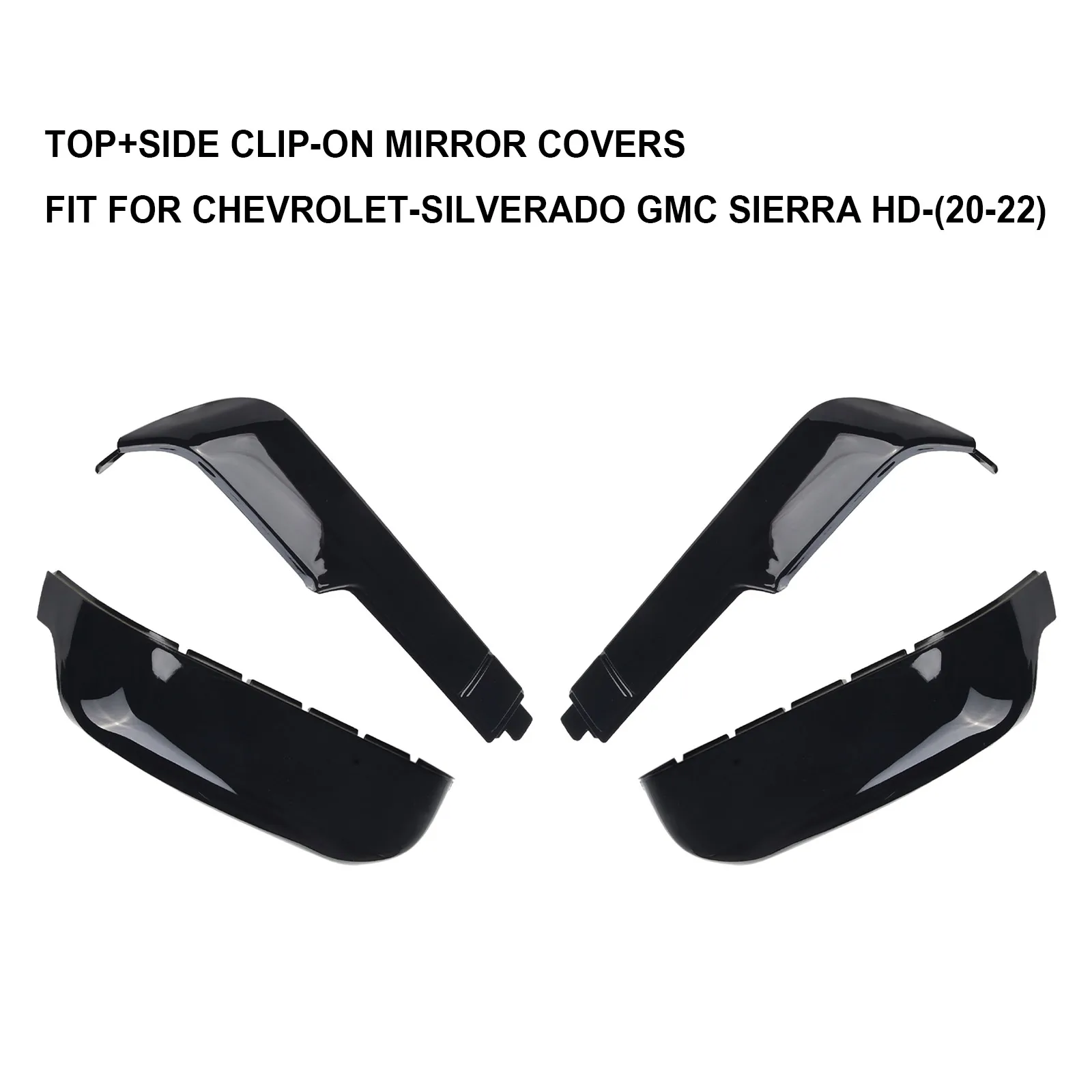 Car Accessories Side Mirror Cover Side Clip-on 2500 / 3500 2020-2022 2PCS Black Top Left And Right Side For Chevy HD
Car Accessories Side Mirror Cover Side Clip-on 2500 / 3500 2020-2022 2PCS Black Top Left And Right Side For Chevy HD