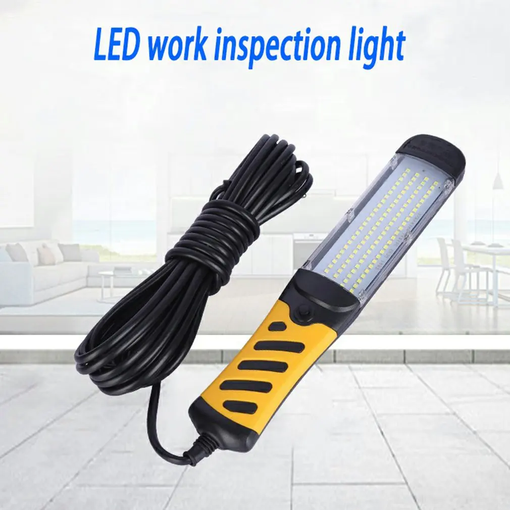 

2024New 100 Beads Hand-held Inspection Lamp Wired Practical Portable Work Light With Powerful Magnet Rotating Hook Fast delivery
