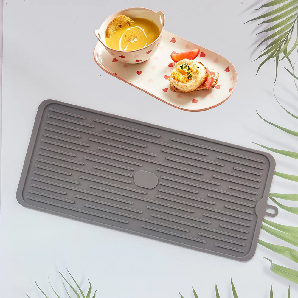 Silicone Dish Draining Tool Anti Slip Sink Tray Tableware Cushion Storage Rack Kitchenware Protection Mat Kitchen Accessories
Silicone Dish Draining Tool Anti Slip Sink Tray Tableware Cushion Storage Rack Kitchenware Protection Mat Kitchen Accessories
