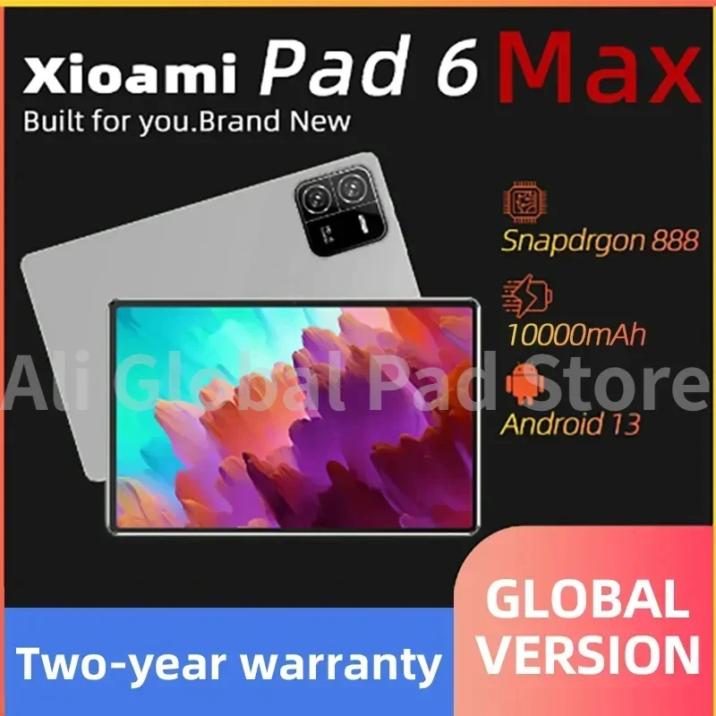 2024 New HD 4K Screen Global Tablet Android 13.0 Snapdragon 888 16GB 1TB Tablette PC 5G Dual SIM Card Or WIFI Mi TABL
2024 New HD 4K Screen Global Tablet Android 13.0 Snapdragon 888 16GB 1TB Tablette PC 5G Dual SIM Card Or WIFI Mi TABL