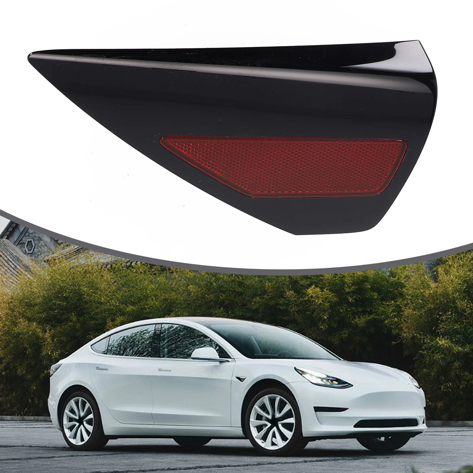 

Charging Door Cover Reflector Driver Left Charging Inlet Cover Electric Panel Cover For Tesla For Model 3 Y 2017-23