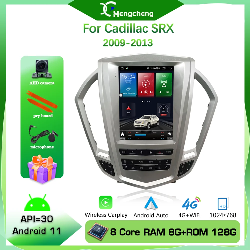 For Cadillac SRX 2009 2010 2011 2012 2013 Car Multimedia Player GPS Navigation Android11 8Core Carplay 4G WIFI 10.4 Inch 
For Cadillac SRX 2009 2010 2011 2012 2013 Car Multimedia Player GPS Navigation Android11 8Core Carplay 4G WIFI 10.4 Inch