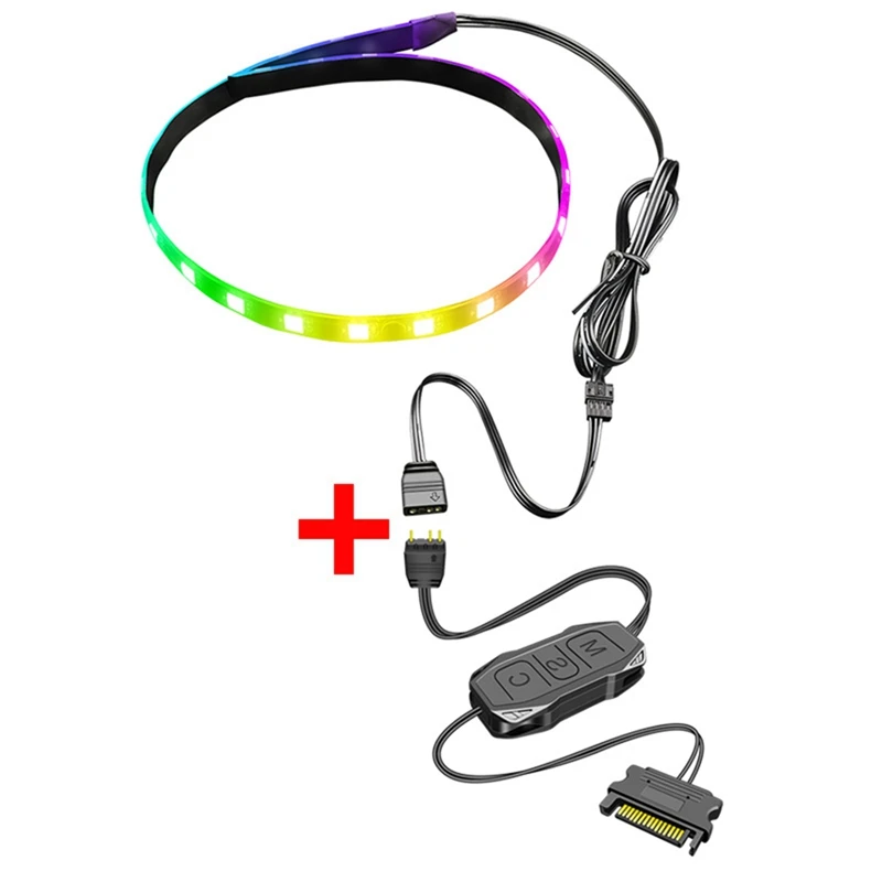 Для COOLMOON 5V ARGB компьютера, планшетов 40 см, гибкая фотолента с диммером SATA
Для COOLMOON 5V ARGB компьютера, планшетов 40 см, гибкая фотолента с диммером SATA