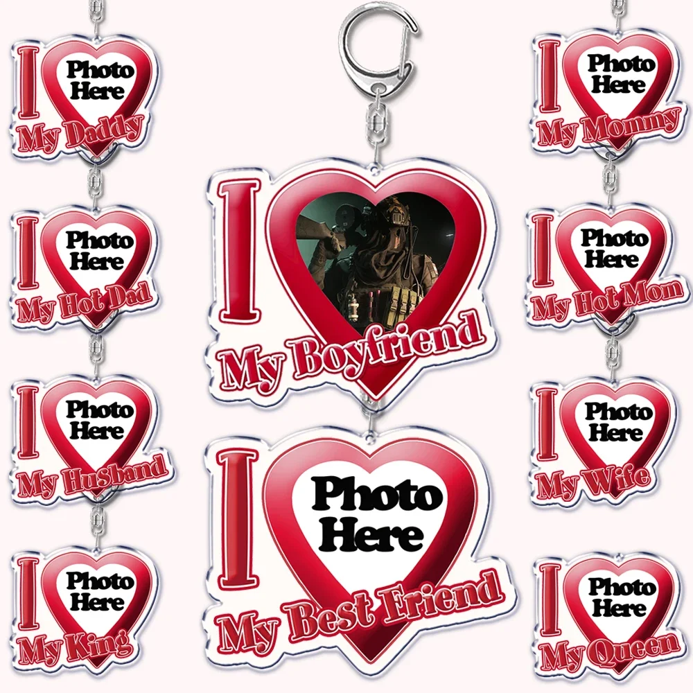 Custom Text I Love My Boyfriend Girlfriend Keychains Key Chain Photo Wife Mommy Daddy King Queen Personalized Keychains Gifts
Custom Text I Love My Boyfriend Girlfriend Keychains Key Chain Photo Wife Mommy Daddy King Queen Personalized Keychains Gifts