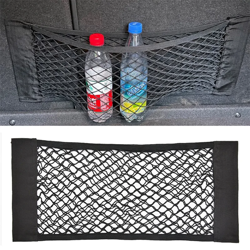 Universal Car Back Rear Trunk Organizer Net Mesh Storage Bag Pocket Seat Elastic String Magic Sticker Auto Organizer Accessories
Universal Car Back Rear Trunk Organizer Net Mesh Storage Bag Pocket Seat Elastic String Magic Sticker Auto Organizer Accessories