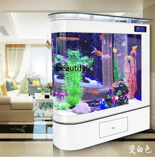 Bullet Fish Tank Aquarium Large Fish Globe Partition Ecological Glass Fish Tank Bar Counter 
Bullet Fish Tank Aquarium Large Fish Globe Partition Ecological Glass Fish Tank Bar Counter