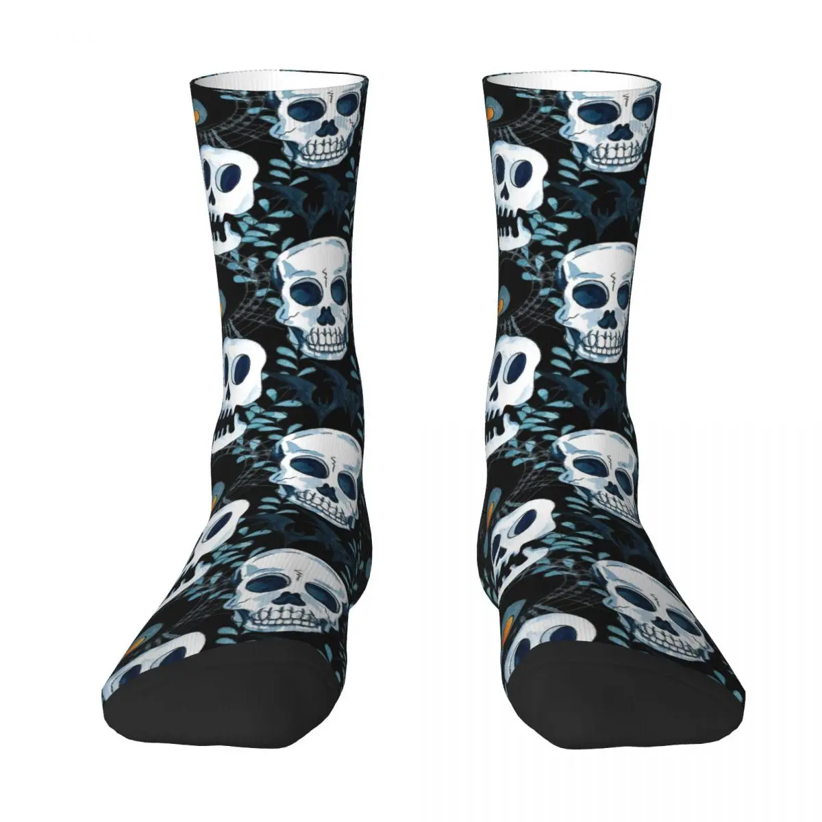 

Leaf Terror Skull Sock Socks Men Women Polyester Stockings Customizable Design