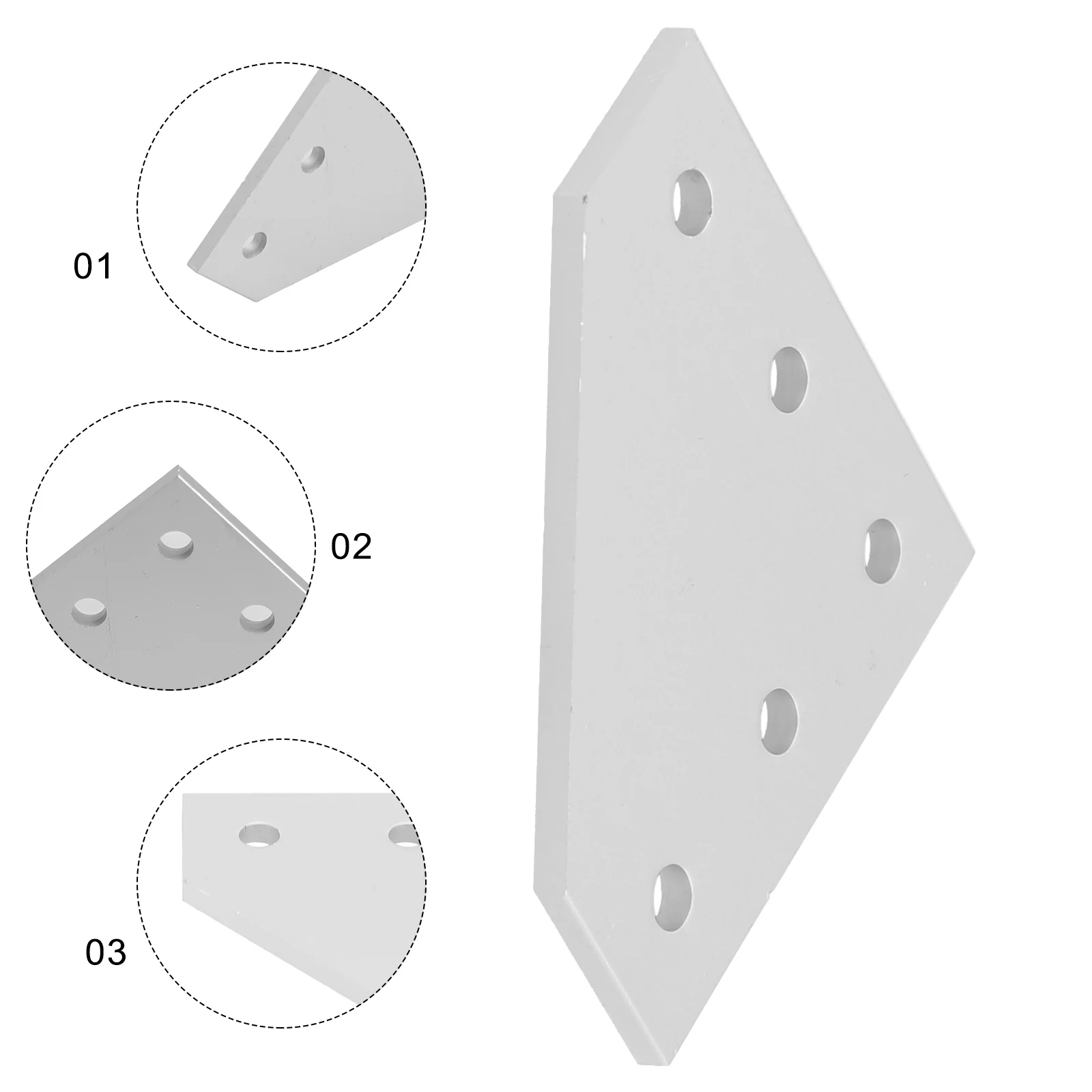 Joint Board Plate L-shaped 5 Holes Connecting Plate Corner Angle Bracket 90 Degree For 2020 Aluminum Profile Accessories
Joint Board Plate L-shaped 5 Holes Connecting Plate Corner Angle Bracket 90 Degree For 2020 Aluminum Profile Accessories
