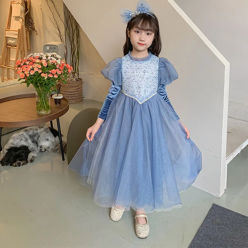 Children's Autumn and Winter Princess Dress Girls High-end Performance Dress Girl Baby Long-sleeved Birthday Dress Dress
Children's Autumn and Winter Princess Dress Girls High-end Performance Dress Girl Baby Long-sleeved Birthday Dress Dress