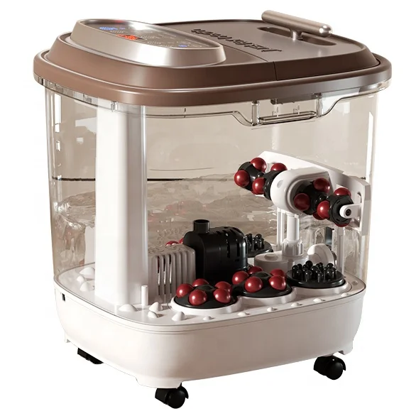 Foot Spa Bath Massager with Heat Bubbles Vibration Control Digital Panel Efficient Heating Temperature Maintenance
Foot Spa Bath Massager with Heat Bubbles Vibration Control Digital Panel Efficient Heating Temperature Maintenance