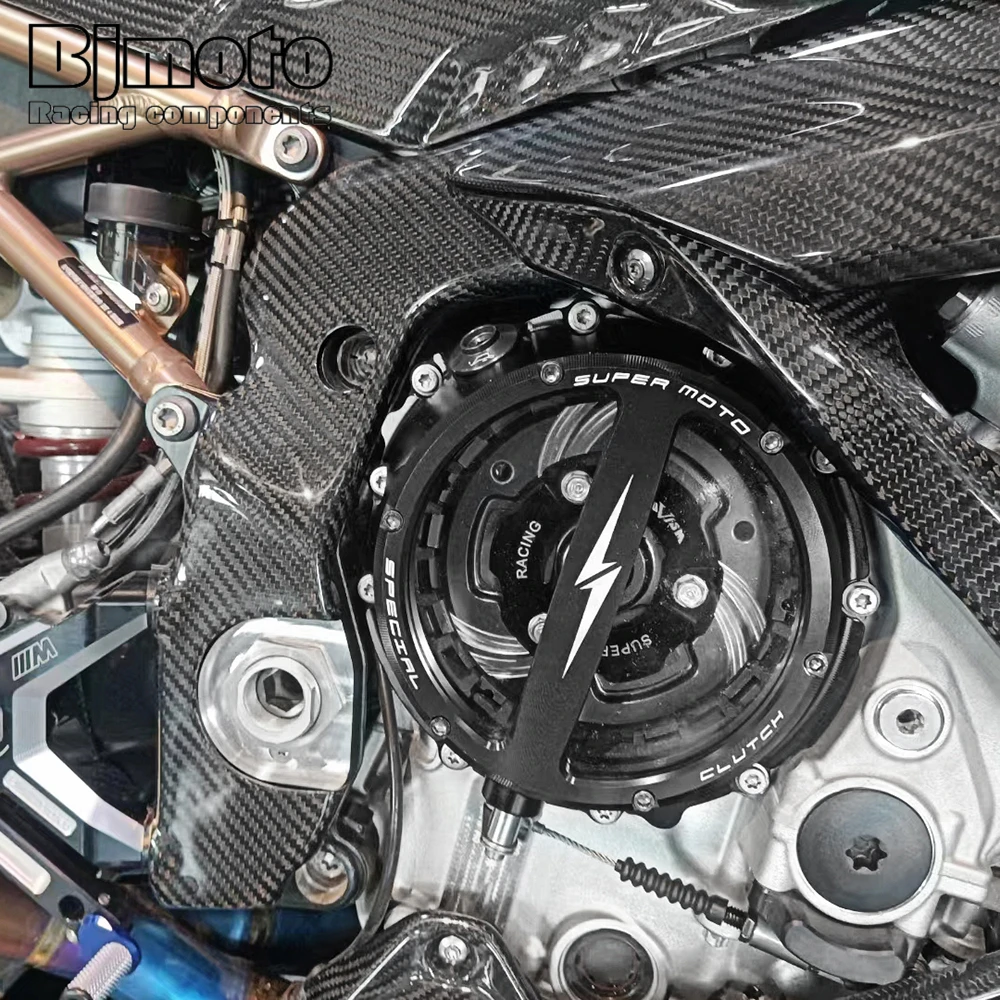 Прозрачная крышка сцепления двигателя S 1000 R XR RR, защита двигателя для BMW S1000RR M1000RR S1000R S1000XR 2019 2020 2021 2022 2023
Прозрачная крышка сцепления двигателя S 1000 R XR RR, защита двигателя для BMW S1000RR M1000RR S1000R S1000XR 2019 2020 2021 2022 2023