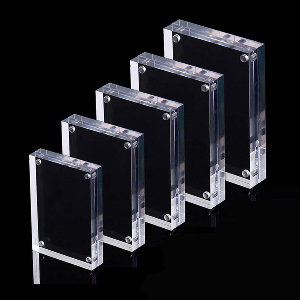 Transparent Acrylic Photo Frame Clear Magnetic Poster Display Stand Festival Holiday Gift For Parents/friends/lovers Home Decor
Transparent Acrylic Photo Frame Clear Magnetic Poster Display Stand Festival Holiday Gift For Parents/friends/lovers Home Decor