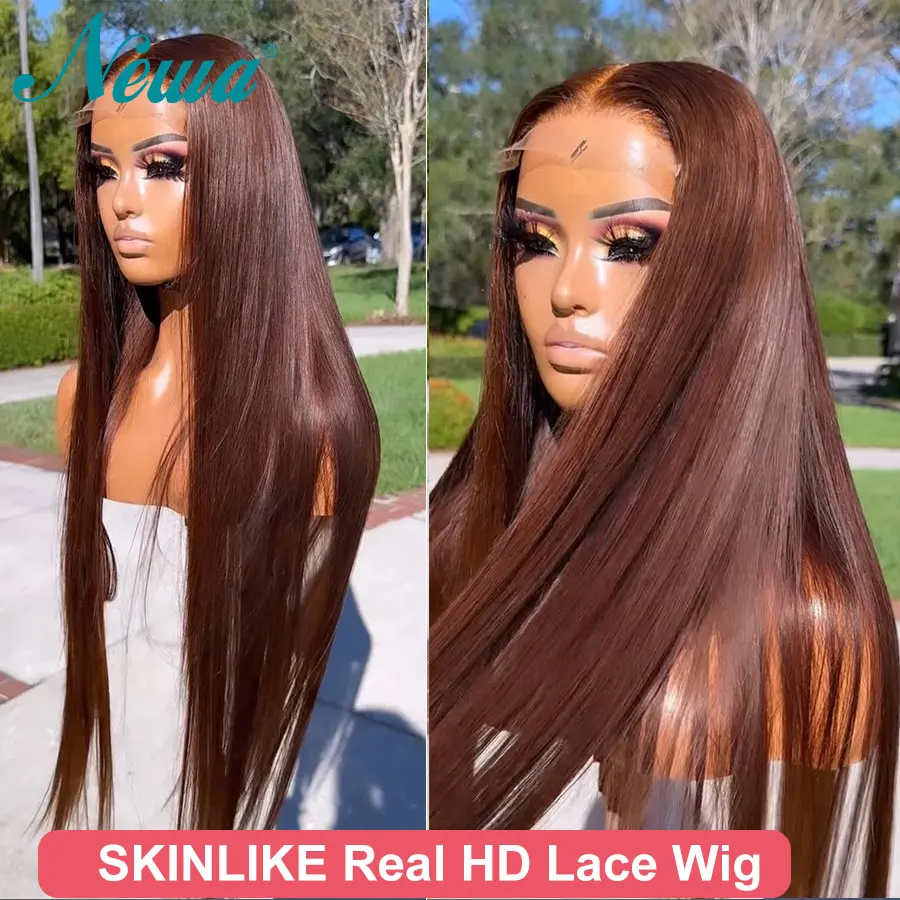

Newa Hair 5x5 HD Lace Closure Wig Silky Straight Glueless Wear Go Wig Pre Plucked 13x6 Full Frontal HD Lace Wig 13x4 Front Wigs