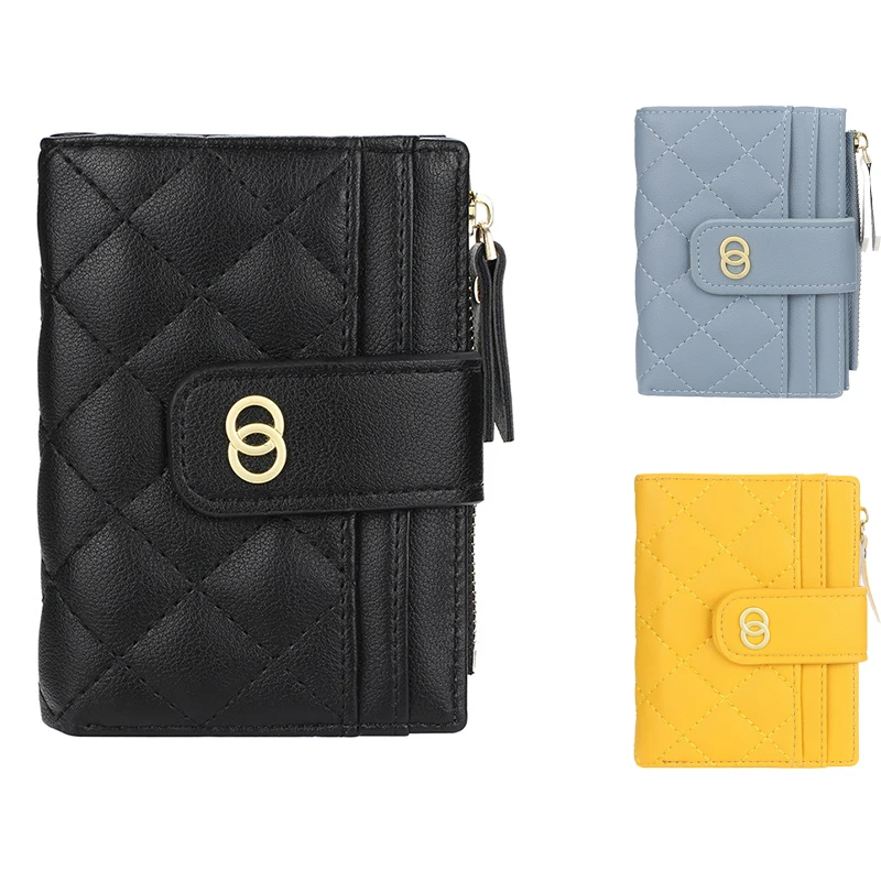 Luxury Short Diamond Purses Multi-card Wallet Women Bifold Money Clip Ladies Thread Zipper Wallet Women's Wallet
Luxury Short Diamond Purses Multi-card Wallet Women Bifold Money Clip Ladies Thread Zipper Wallet Women's Wallet