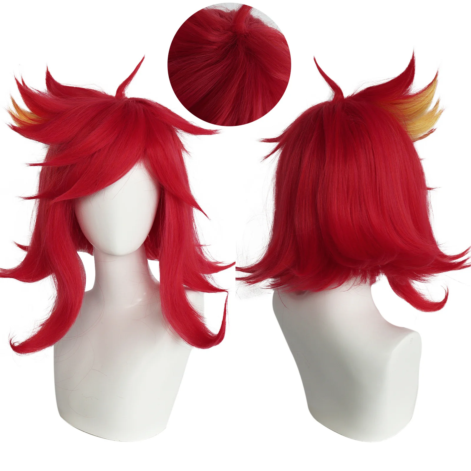 Anime Niffty Cosplay Wig Hotel Costume Red Curly Heat Resistant Synthetic Hair Women Men Halloween Party Accessories Prop
Anime Niffty Cosplay Wig Hotel Costume Red Curly Heat Resistant Synthetic Hair Women Men Halloween Party Accessories Prop