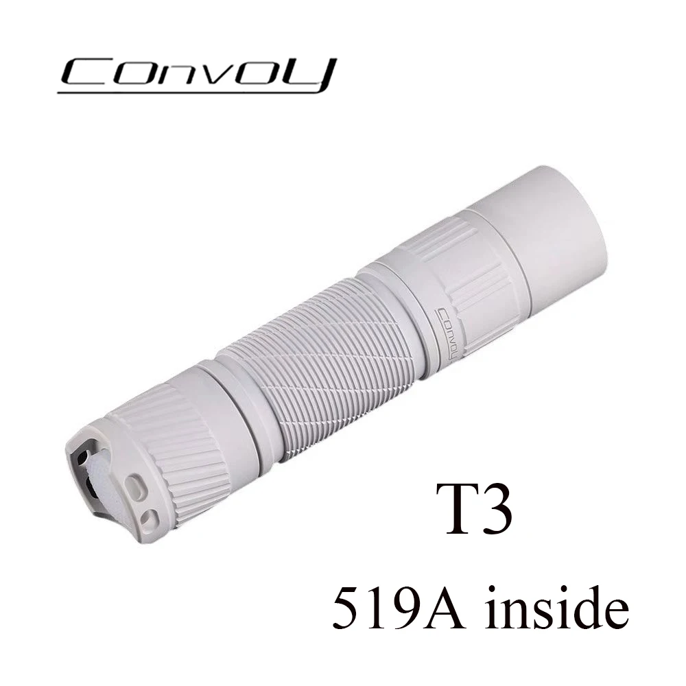 

Convoy Mao T3 Flashlight with 519A 12 Groups High CRI R9080 Led Linterna Flash Light Torch Work Light Mini AA 14500 Hand Lamp