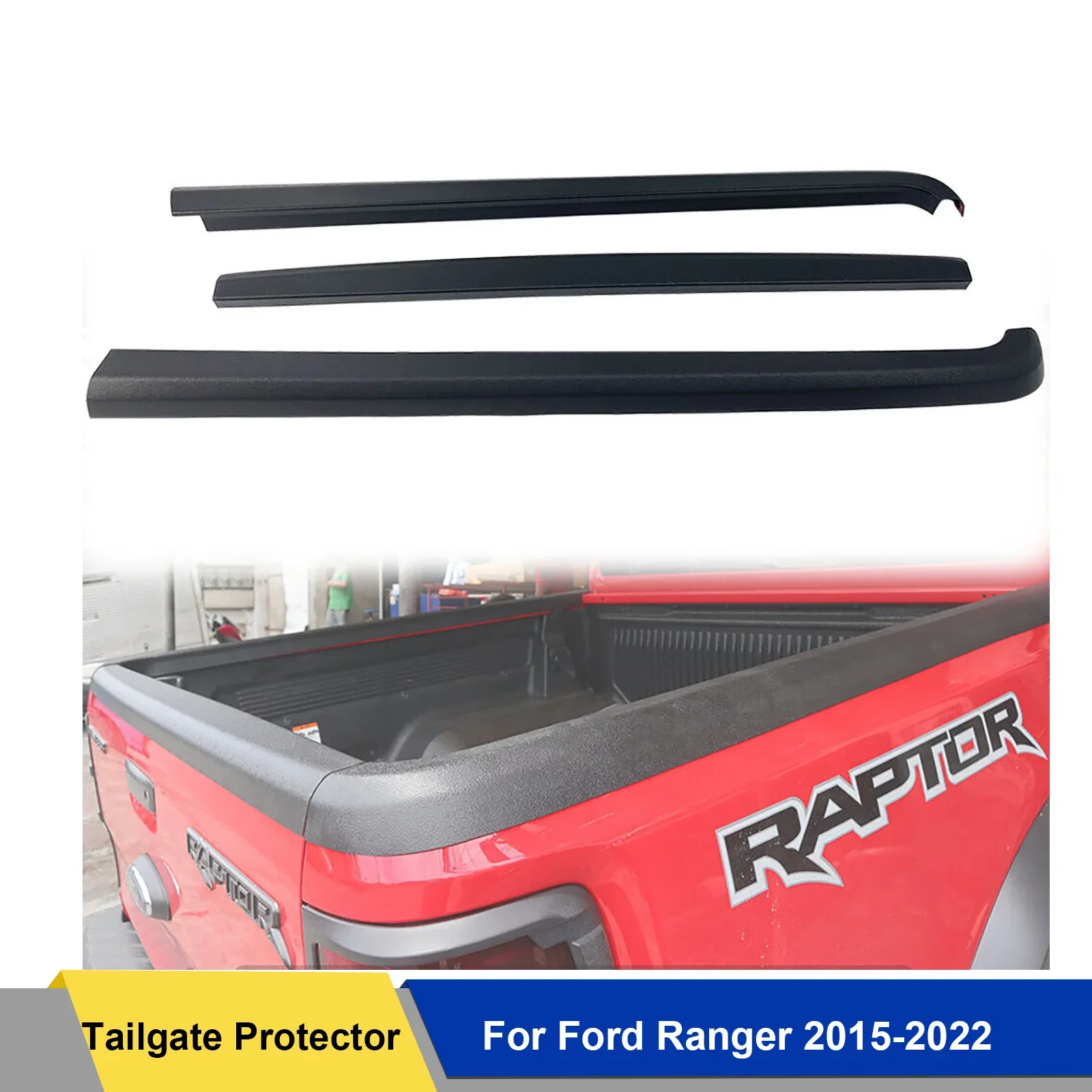 Tailgate Lid Molding Trim Cover 3Pcs Decoration Rear Strip For Ranger raptor 2015 -2022 Auto Car Accessories
Tailgate Lid Molding Trim Cover 3Pcs Decoration Rear Strip For Ranger raptor 2015 -2022 Auto Car Accessories