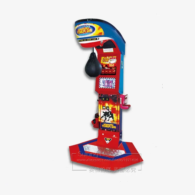 

Hot Selling Game Hall Amusement Equipment Redemption Tickets Machine Coin Operated Ultimate Big Punch Boxing Arcade Game Machine