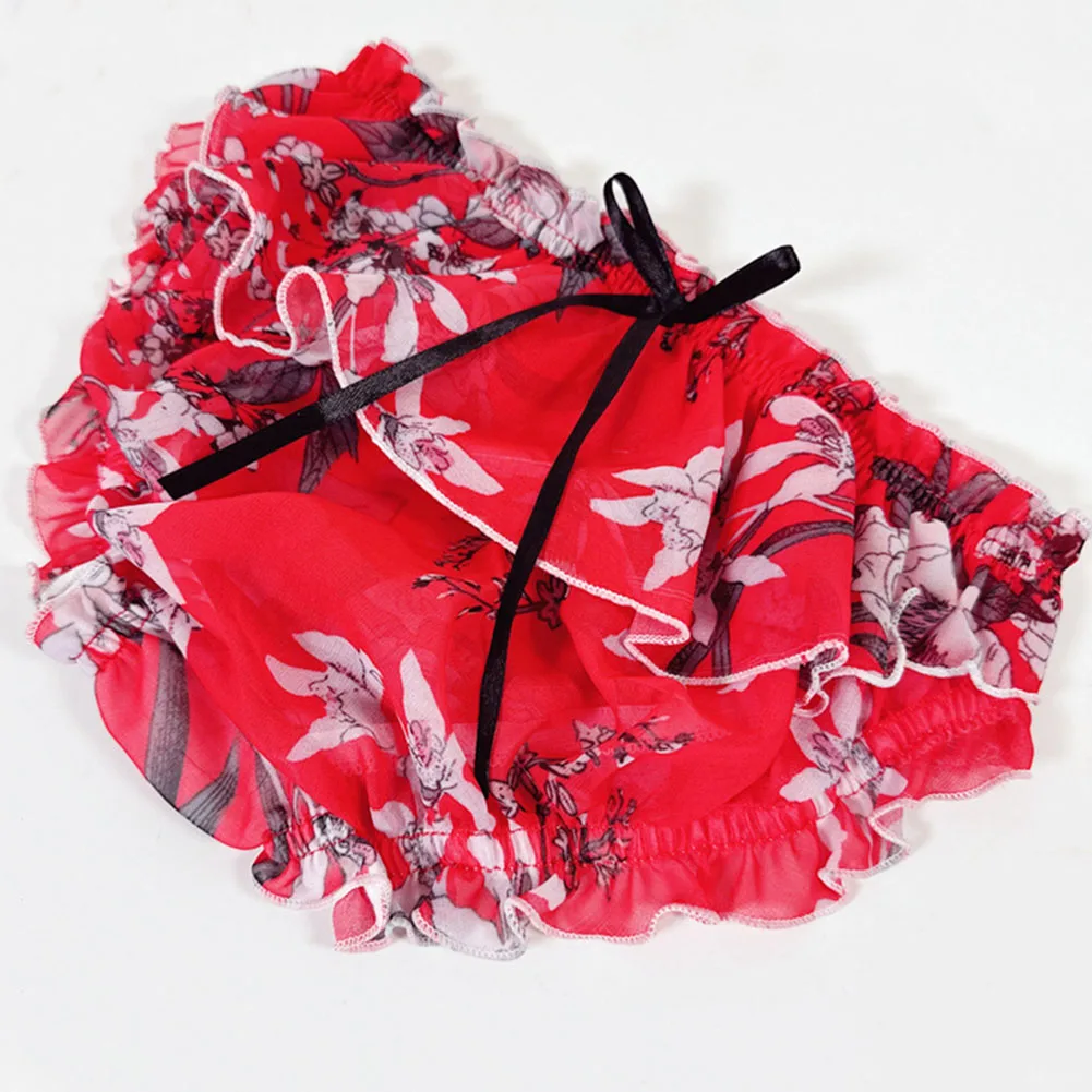 Sexy Men Sissy Panties Printed Pouch Lingerie Sheer Middle Waist Underwear Ultra-thin Mesh Shorts Gay Man Erotic Bottom Wear
Sexy Men Sissy Panties Printed Pouch Lingerie Sheer Middle Waist Underwear Ultra-thin Mesh Shorts Gay Man Erotic Bottom Wear