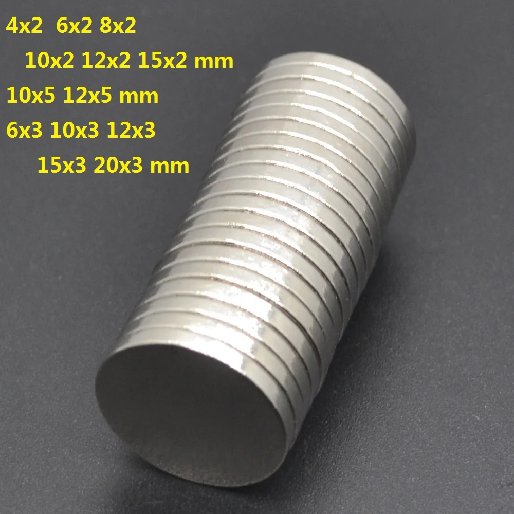 

10/20/50/100pcs Small Round Neodymium Magnet Rare Earth Strong Powerful Permanent Fridge NdFeB Magnets DISC imanes new magnet