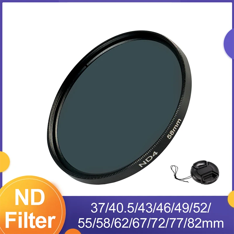 

Zhongyi Selected ND Filter ND2 ND4 ND8 ND16 ND32 Neutral Density 37mm 40.5mm 43mm 46mm 49mm 52mm 55mm 58mm 62mm 67mm 72mm 77 82