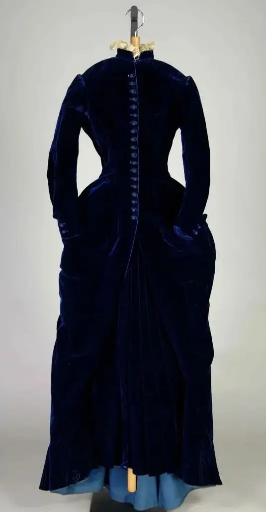 

Medieval Victorian Gothic Civil War Blue Velvet Ball Gown Renaissance Evening Dress Women's Court Noble Palace French Dress