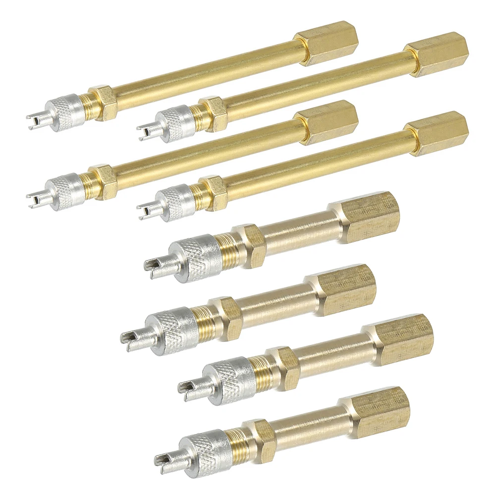 Extend Your Tire Valve Stem with Brass Extension Adaptor, Simplify Tire Inflation Process, Compatible with Various Vehicles
Extend Your Tire Valve Stem with Brass Extension Adaptor, Simplify Tire Inflation Process, Compatible with Various Vehicles