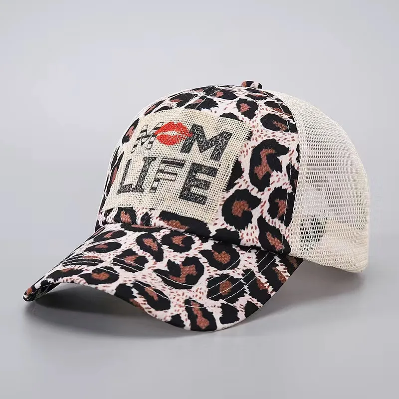 

Leopard Print Men Women Baseball Cap Fashion Design Spring Summer Sunhat Outdoors Casual Hat Ventilate Peaked Caps Travel Gift