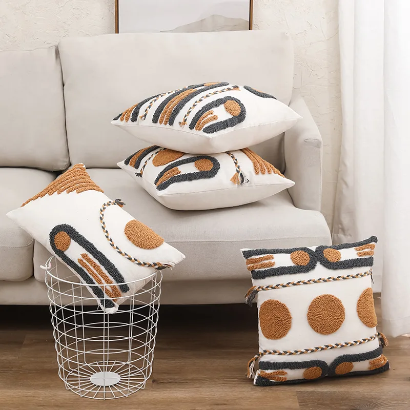 Morocco Bohemian Cushion Cover 45x45/30X50Cm Geometric Cotton Tufted Embroidered Pillow Cover Home Decoration Sofa Waist Pillow
Morocco Bohemian Cushion Cover 45x45/30X50Cm Geometric Cotton Tufted Embroidered Pillow Cover Home Decoration Sofa Waist Pillow