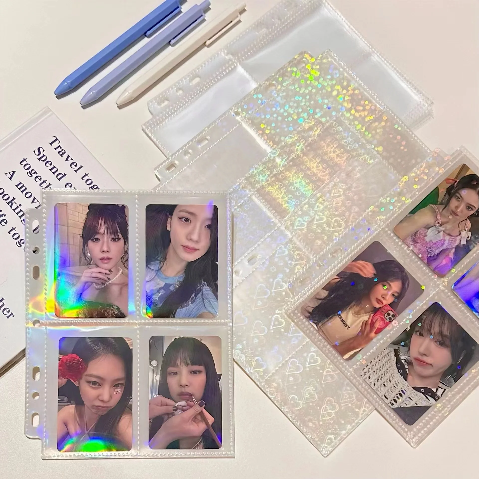 10 шт. 3-дюймовая карточка Idol Kpop альбом, папка для фотографий A5 с 7 отверстиями, Лазерная Звезда, книга для коллекционирования книг, сменные рукава, DIY альбом для хранения
10 шт. 3-дюймовая карточка Idol Kpop альбом, папка для фотографий A5 с 7 отверстиями, Лазерная Звезда, книга для коллекционирования книг, сменные рукава, DIY альбом для хранения