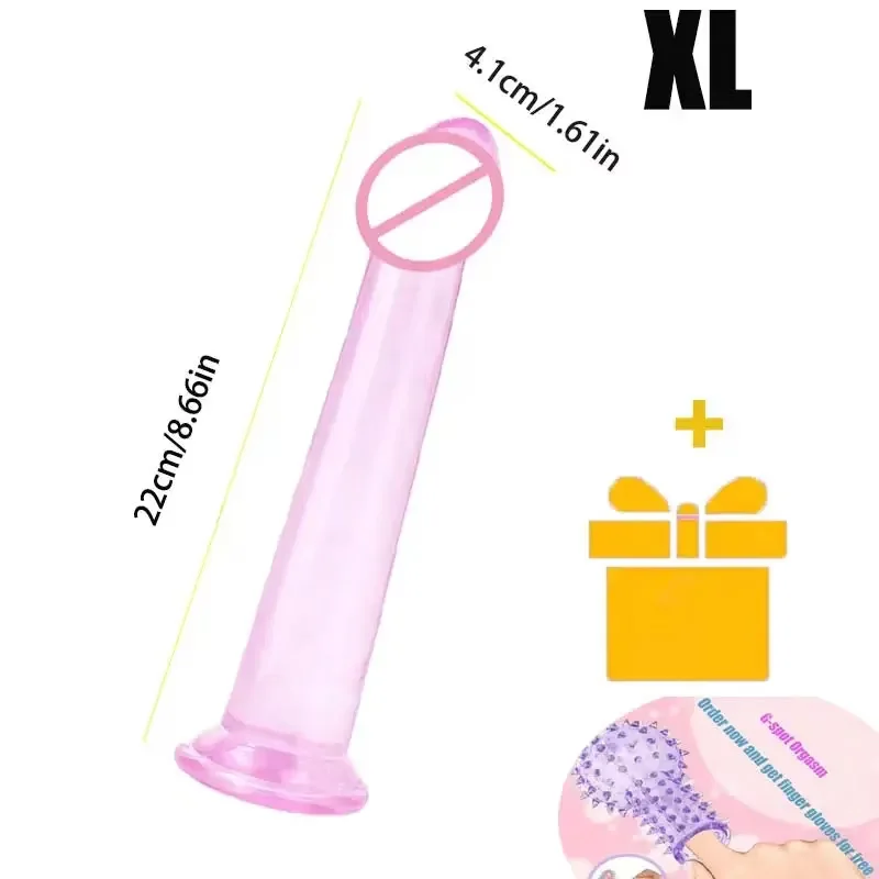 Women Realistic Fake Dick Penis Realistic Transparent Dildo for With Strong Suction Cup Hands-Free Adult Sex Toy Dick Big Dildo Women Realistic Fake Dick Penis Realistic Transparent Dildo for With Strong Suction Cup Hands-Free Adult Sex Toy Dick Big Dildo