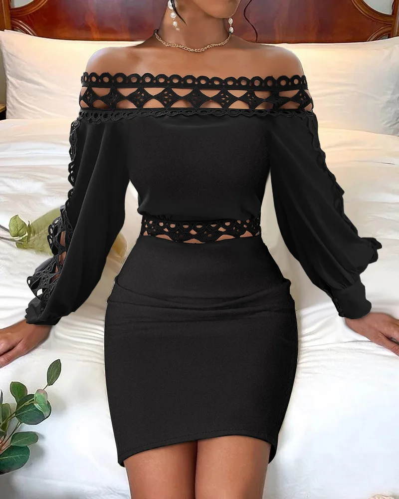Bodycon Dress Women 2023 New Fashion Off Shoulder Hollow-out Ruched Dresses 2023 Woman Long Sleeve Mini Dress Sexy Vestidos
Bodycon Dress Women 2023 New Fashion Off Shoulder Hollow-out Ruched Dresses 2023 Woman Long Sleeve Mini Dress Sexy Vestidos
