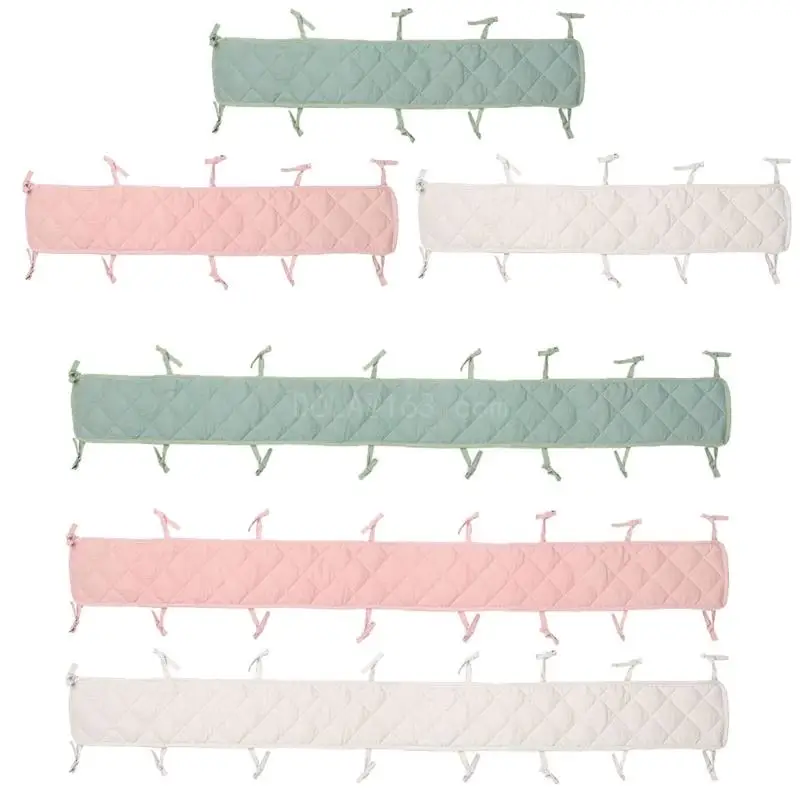 Cotton Thick Baby Crib Bed Guardrails' Protector Crib Bumper Strips For Newborn Baby Safety for Protection Bumpers
Cotton Thick Baby Crib Bed Guardrails' Protector Crib Bumper Strips For Newborn Baby Safety for Protection Bumpers